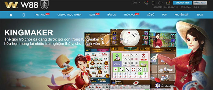 nền tảng game 3d casino Kingmaker
