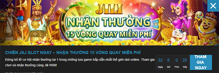 Cách nhận thêm 15 vòng quay miễn phí khi chơi JILI SLOT