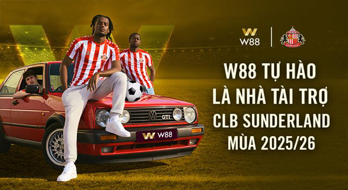 w88-tro-thanh-doi-tac-tai-tro-chinh-thuc-cau-lac-bo-sunderland-mua-giai-2025-26/