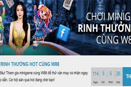Tham gia Minigame nhận tiền thưởng miễn phí tại nhà cái W88